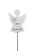 DOLORINO® Grabstecker Edelstahl, 2-teilig,...
