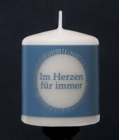 Kerze MEINE KLEINE KERZE *Im Herzen für immer*