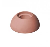 Kerzenhalter aus Kera-Guss - 1 IN 1 - Farbe rot -...