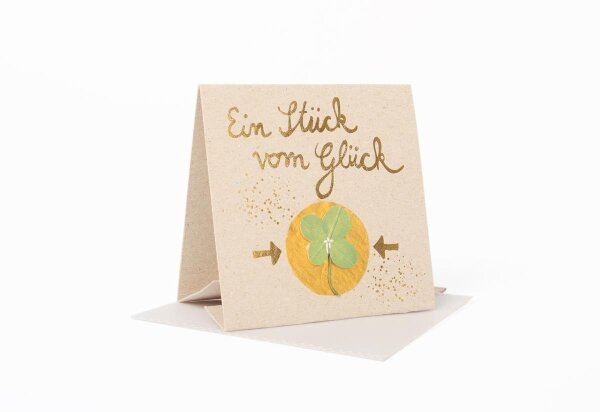 Glückskleewünsche *Ein Stück vom Glück* von Good old friends