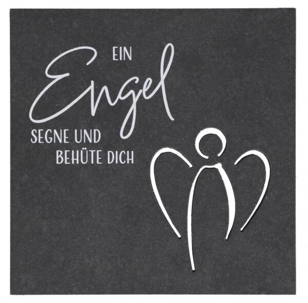 Schieferrelief *EIN ENGEL SEGNE UND BEHÜTE DICH*