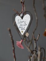 Schmuckherz Schön, dass Du da bist – Dekoherz mit Botschaft von Good old friends