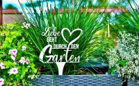 Blumenstecker *Liebe geht durch den Garten*